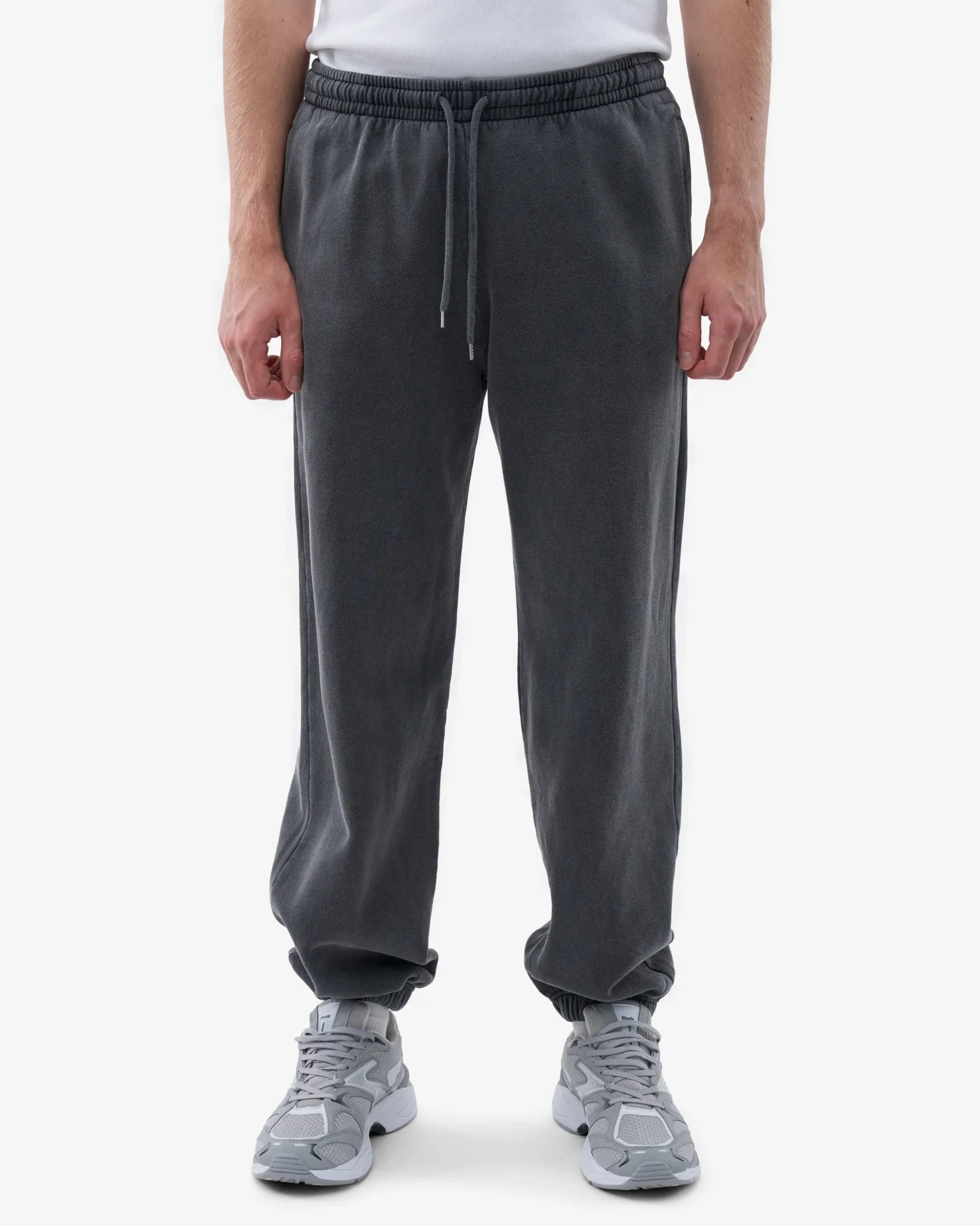 Organic Relaxed Hood Sweatsuit - Faded Black