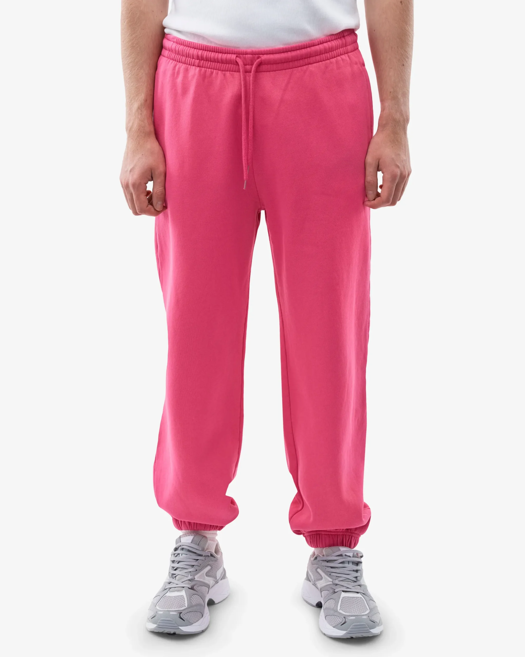 Organic Relaxed Sweatpants - Bubblegum Pink