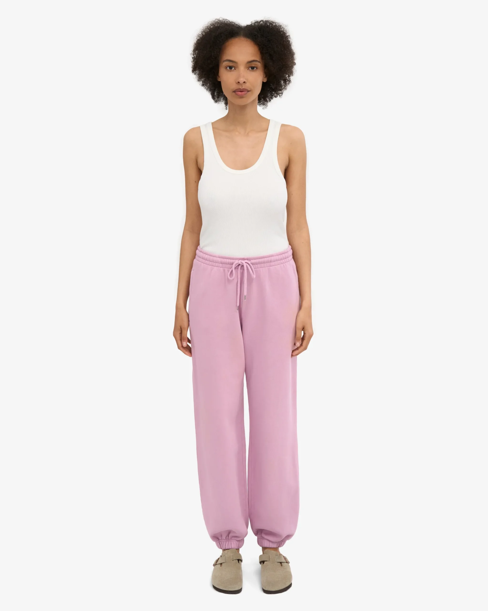 Organic Relaxed Sweatpants - Cherry Blossom