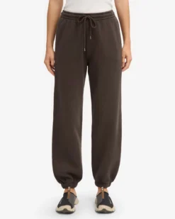 Organic Relaxed Sweatpants - Coffee Brown