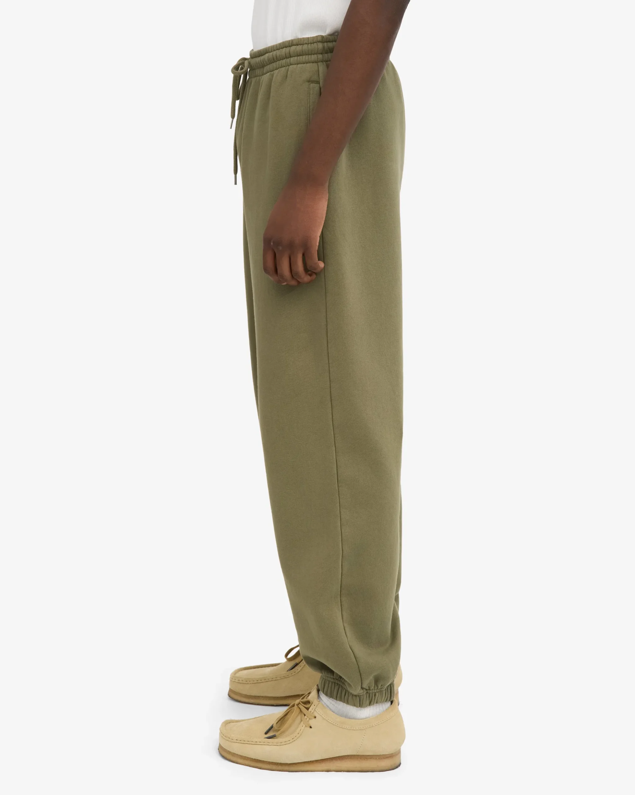 Organic Relaxed Sweatpants - Dusty Olive