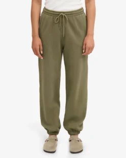 Organic Relaxed Sweatpants - Dusty Olive
