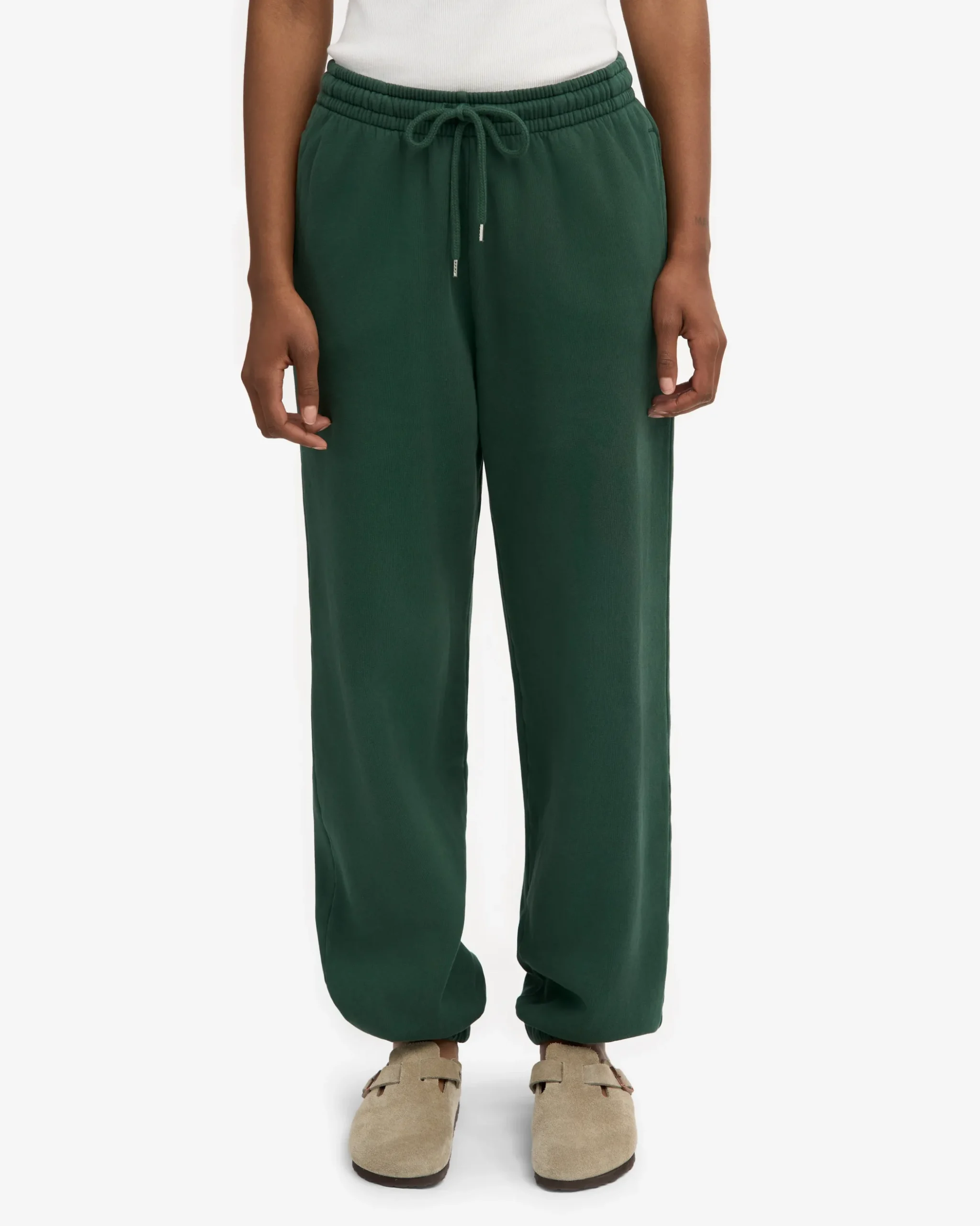 Organic Relaxed Sweatpants - Emerald Green