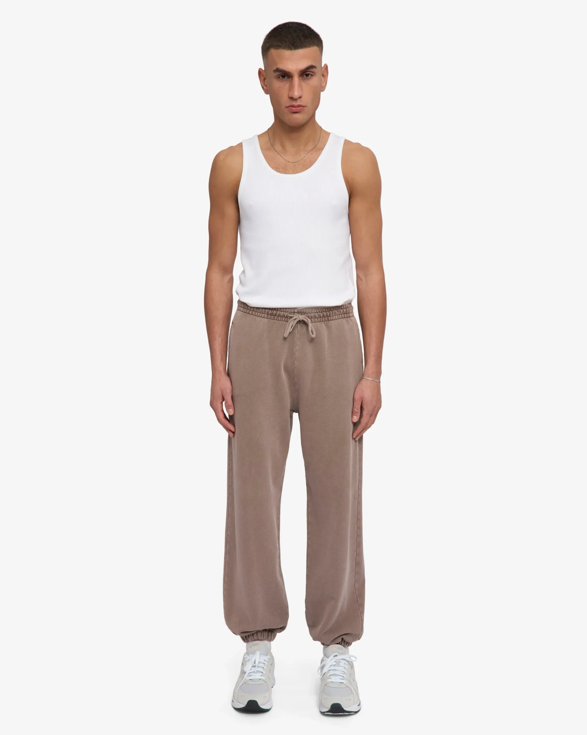 Organic Relaxed Sweatpants - Faded Khaki