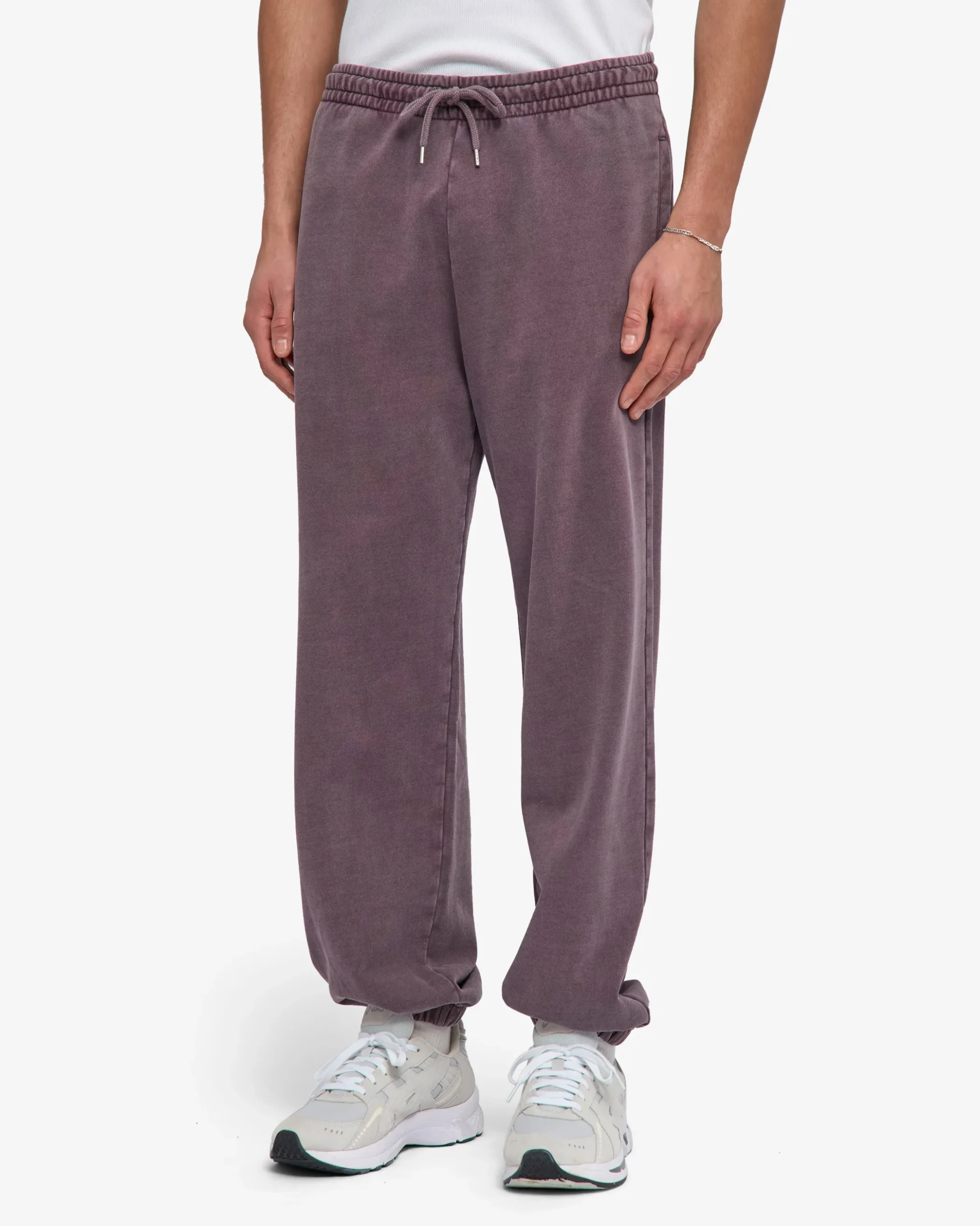 Organic Relaxed Sweatpants - Faded Grape