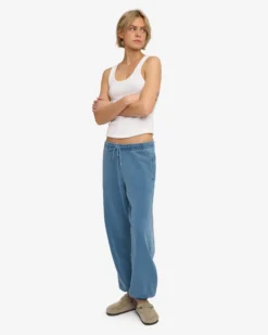 Organic Relaxed Sweatpants - Faded Indigo