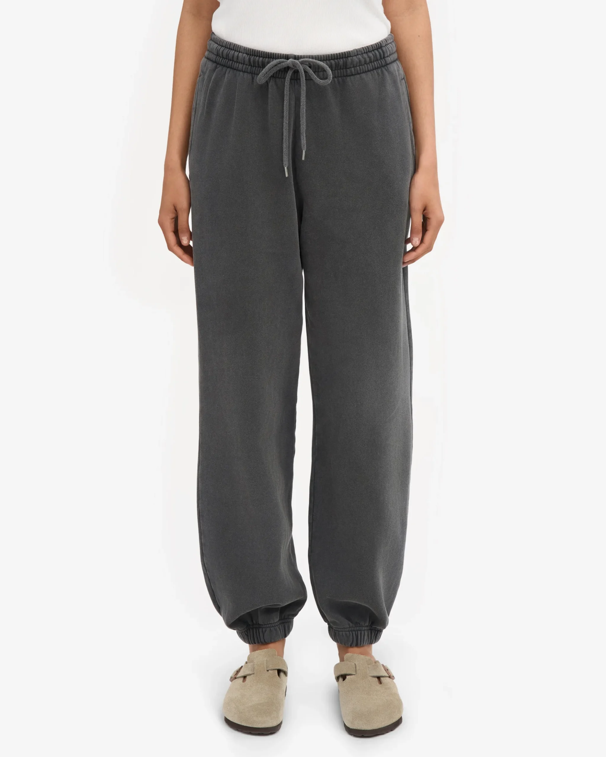 Organic Relaxed Sweatpants - Faded Black