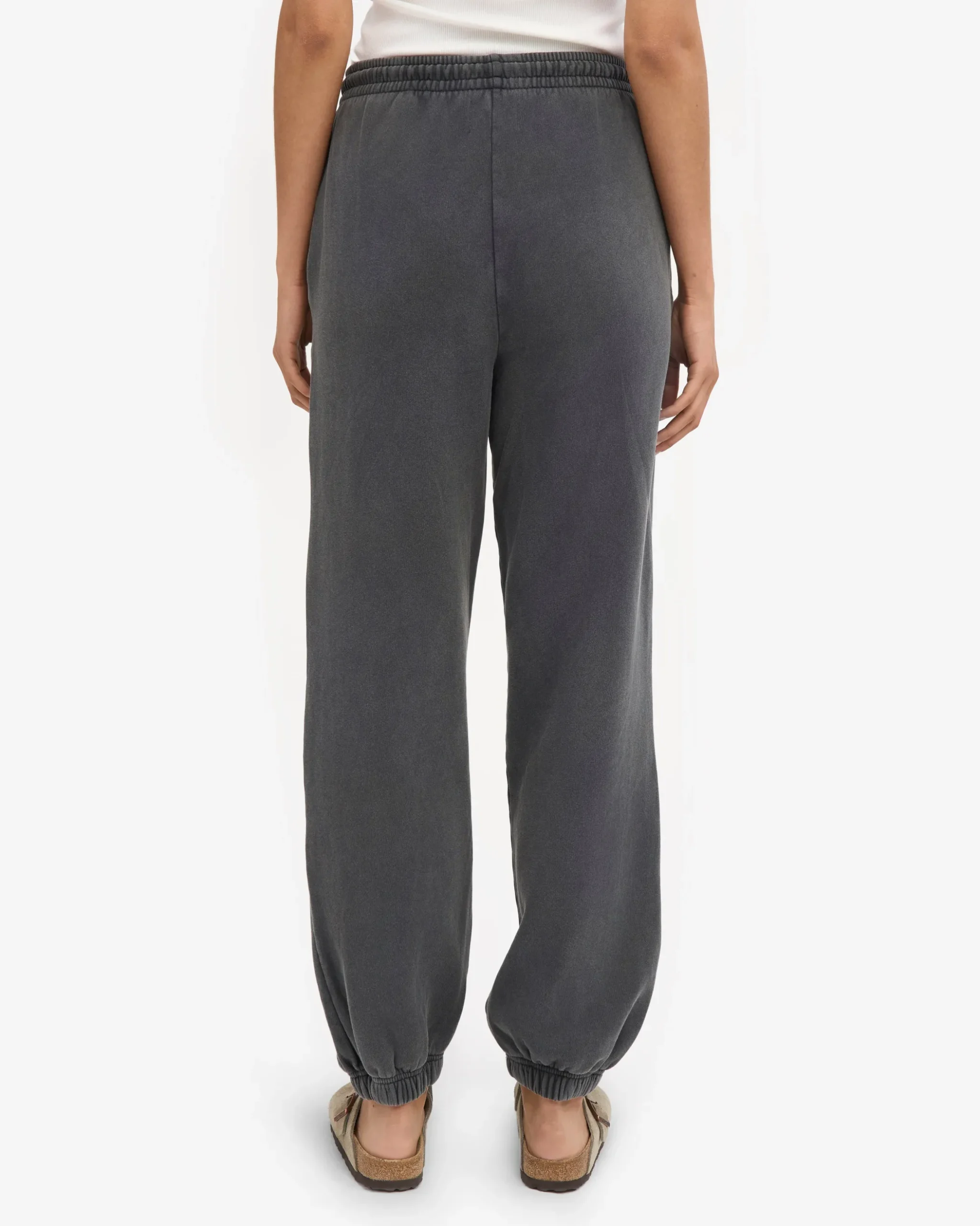 Organic Relaxed Sweatpants - Faded Black