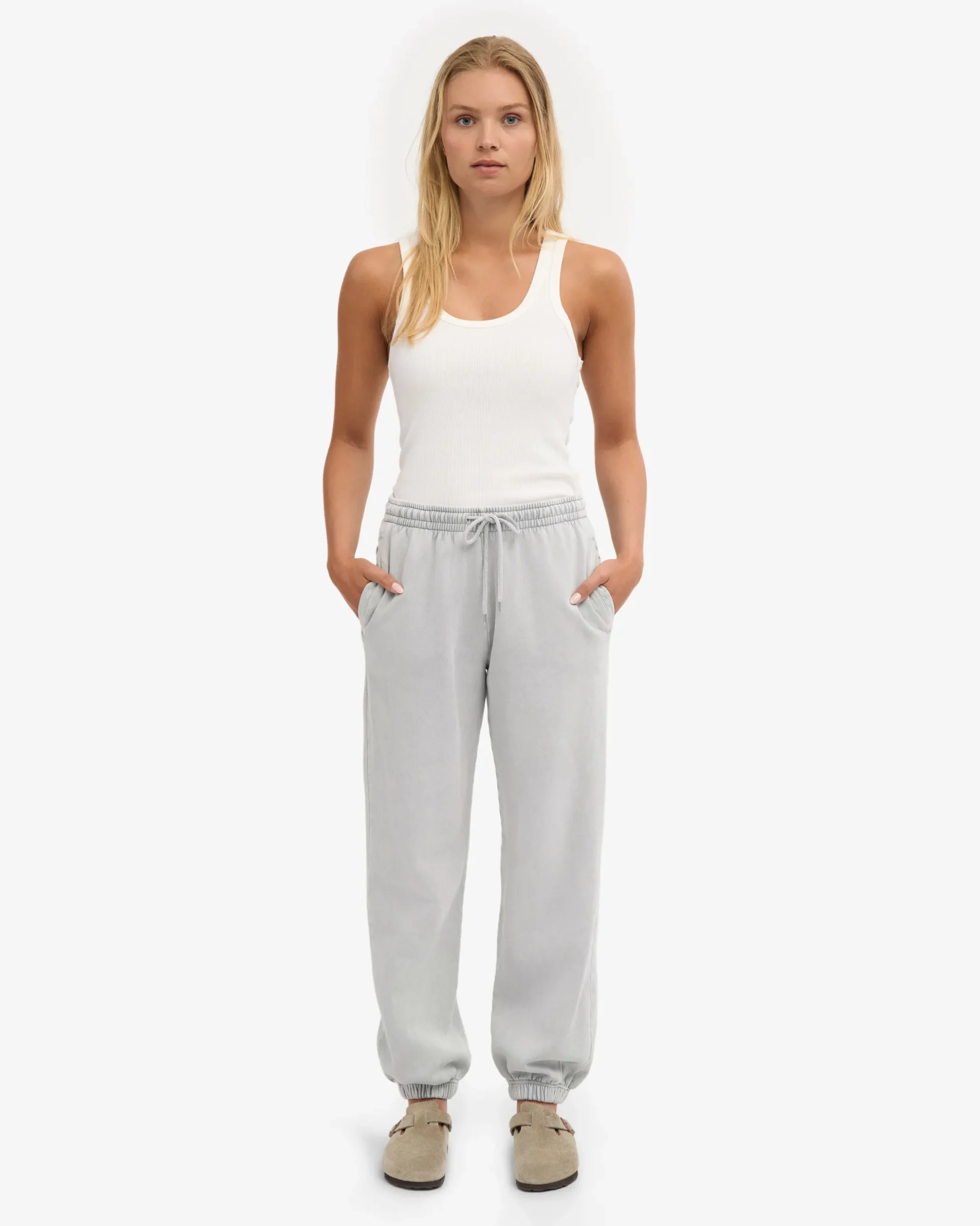 Organic Relaxed Sweatpants - Faded Grey