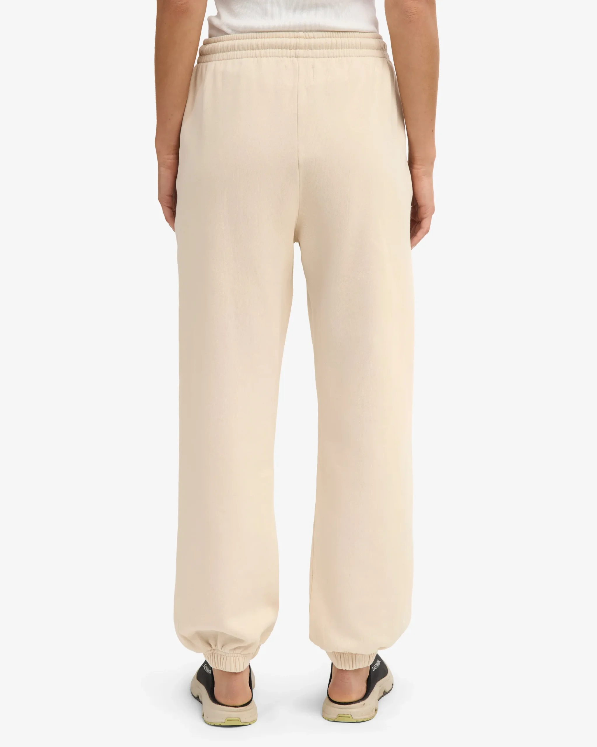 Organic Relaxed Sweatpants - Ivory White