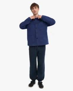 Organic Relaxed Sweatpants - Navy Blue