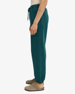 Organic Relaxed Sweatpants - Ocean Green