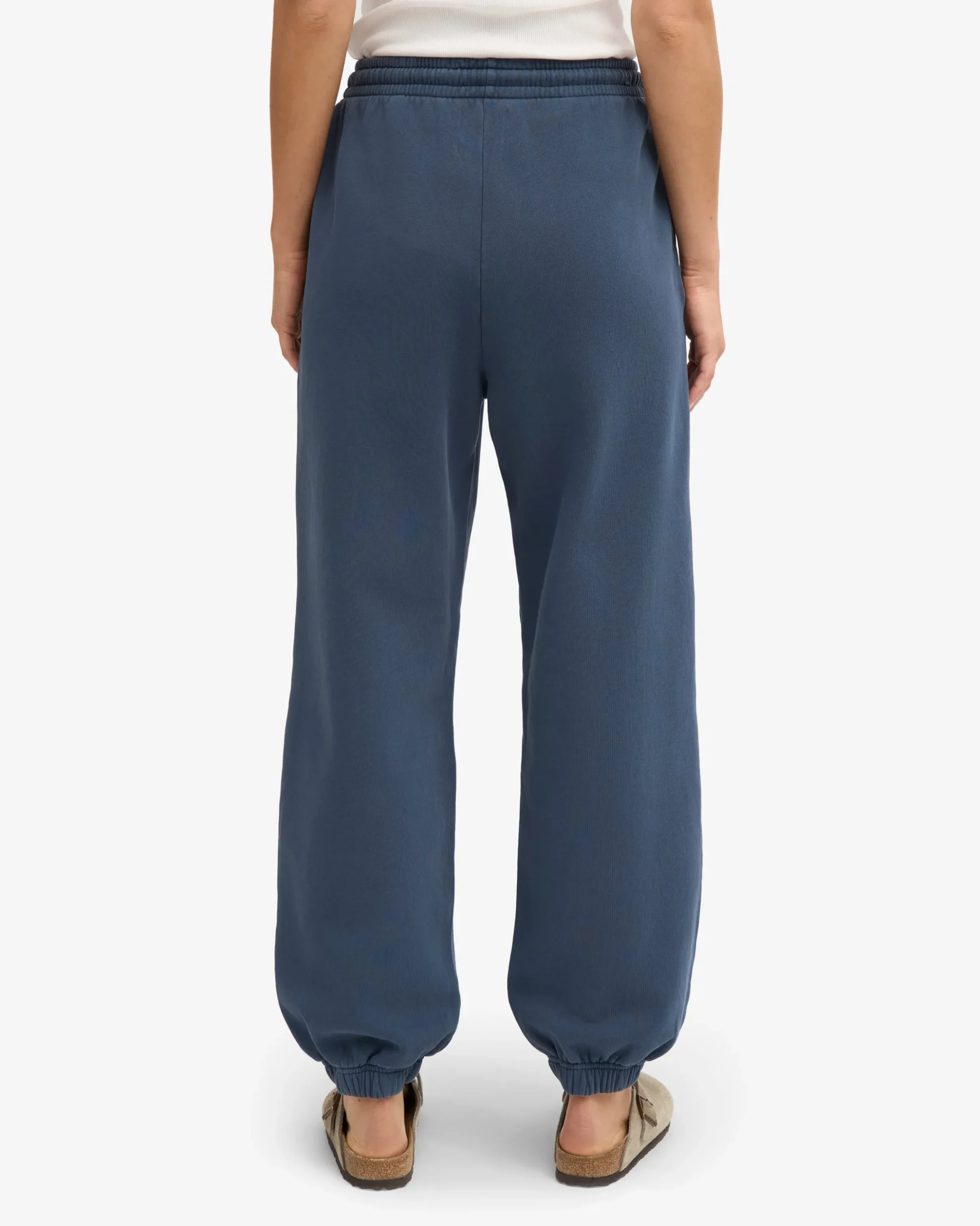 Organic Relaxed Sweatpants - Petrol Blue