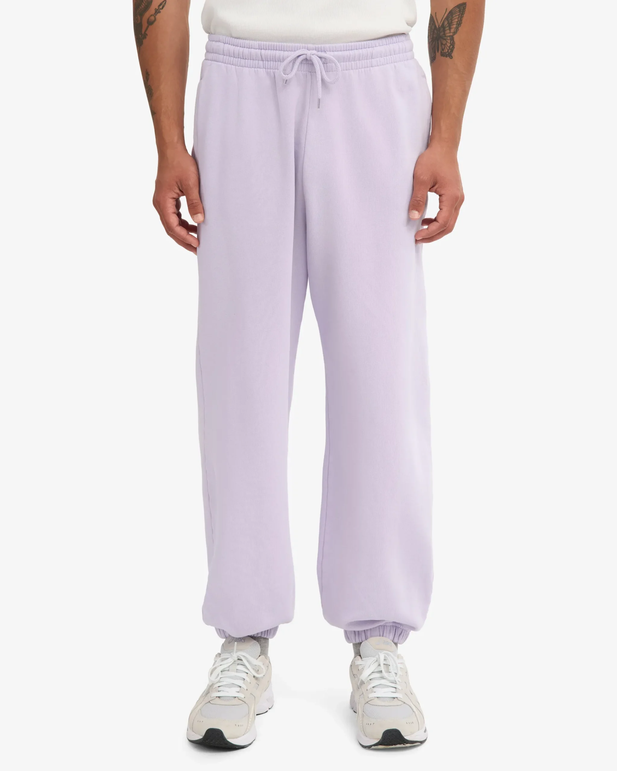 Organic Relaxed Sweatpants - Soft Lavender