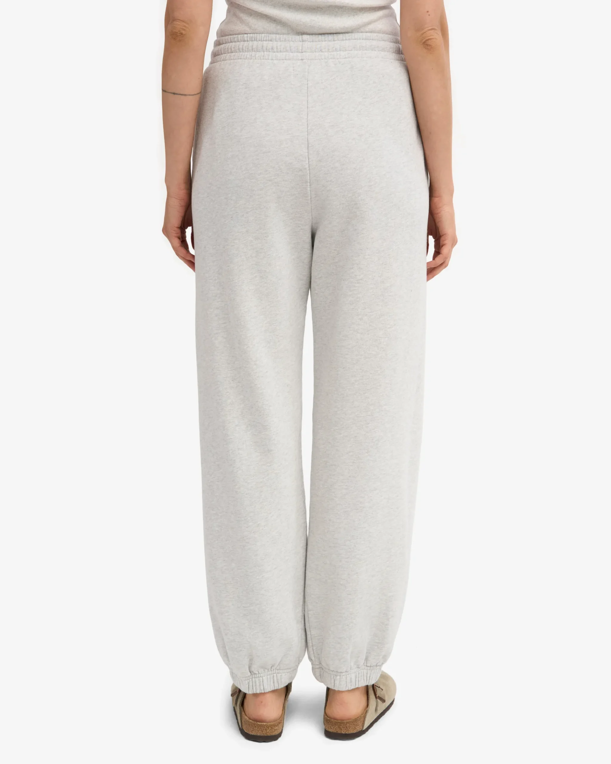 Organic Relaxed Sweatpants - Snow Melange