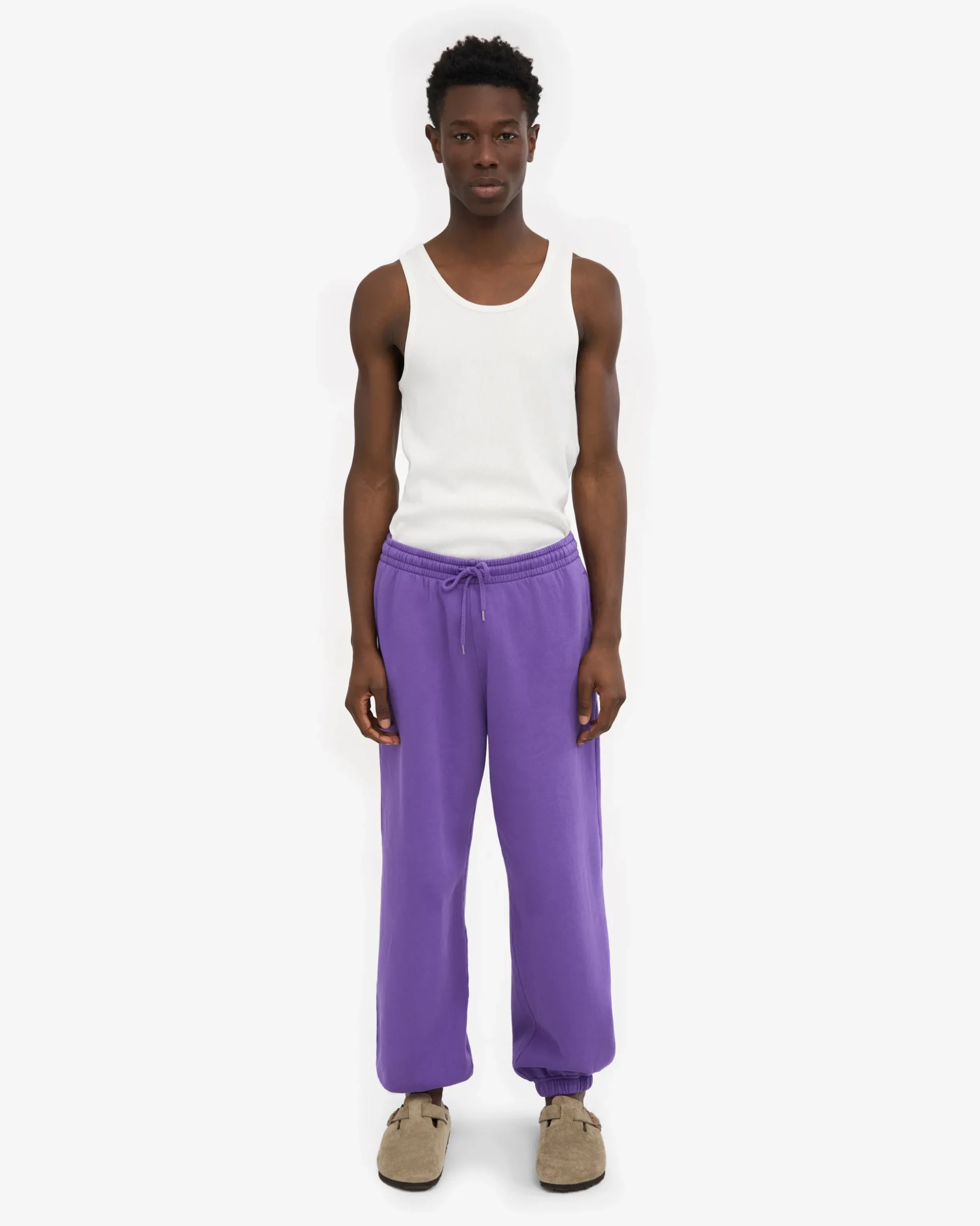 Organic Relaxed Sweatpants - Ultra Violet