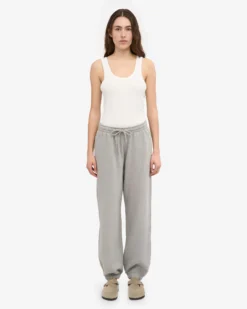 Organic Relaxed Sweatsuit - Heather Grey