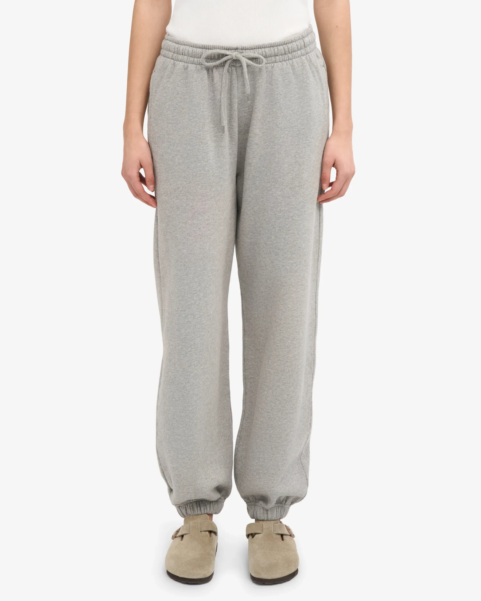 Organic Relaxed Sweatsuit - Heather Grey