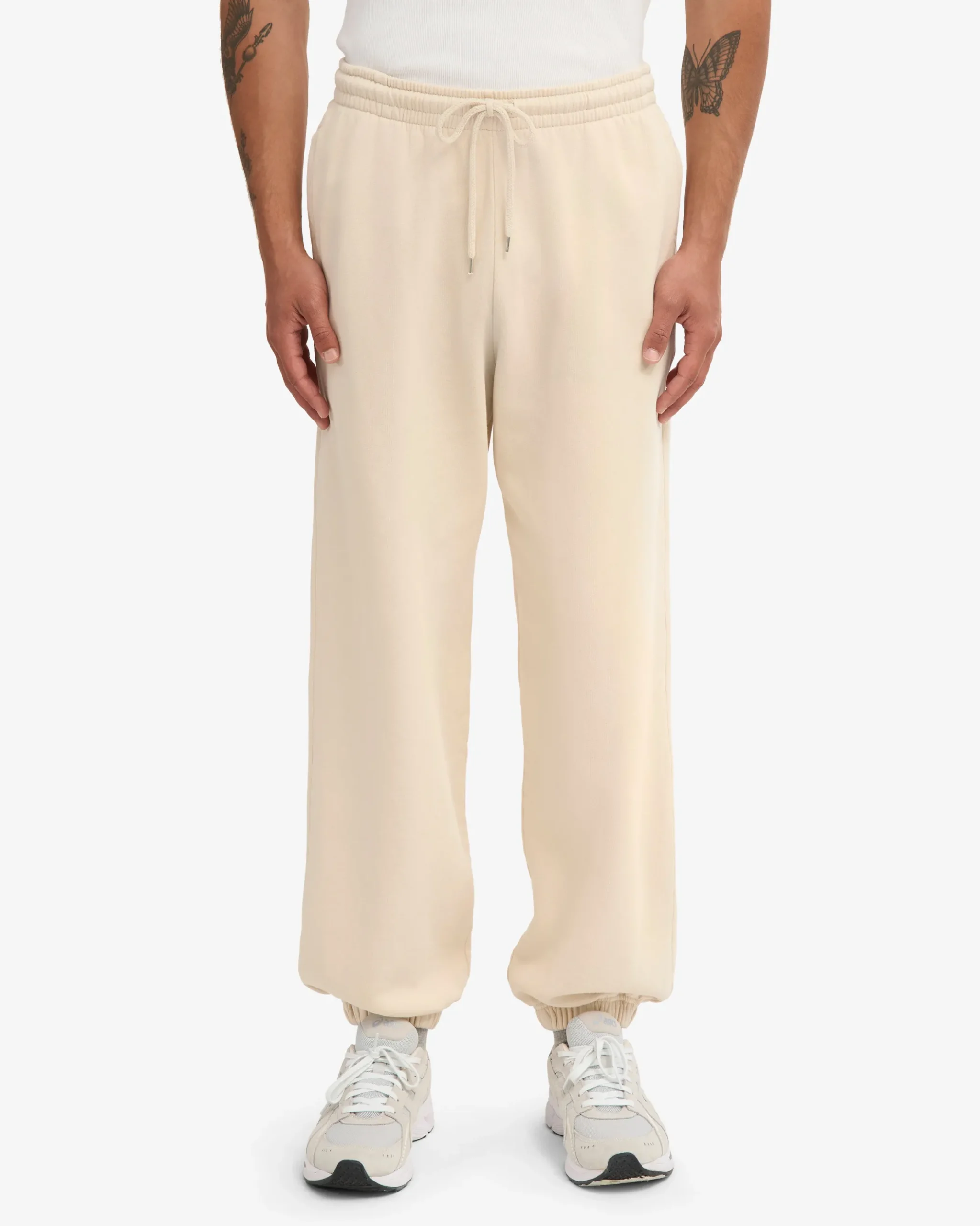 Organic Relaxed Sweatsuit - Ivory White