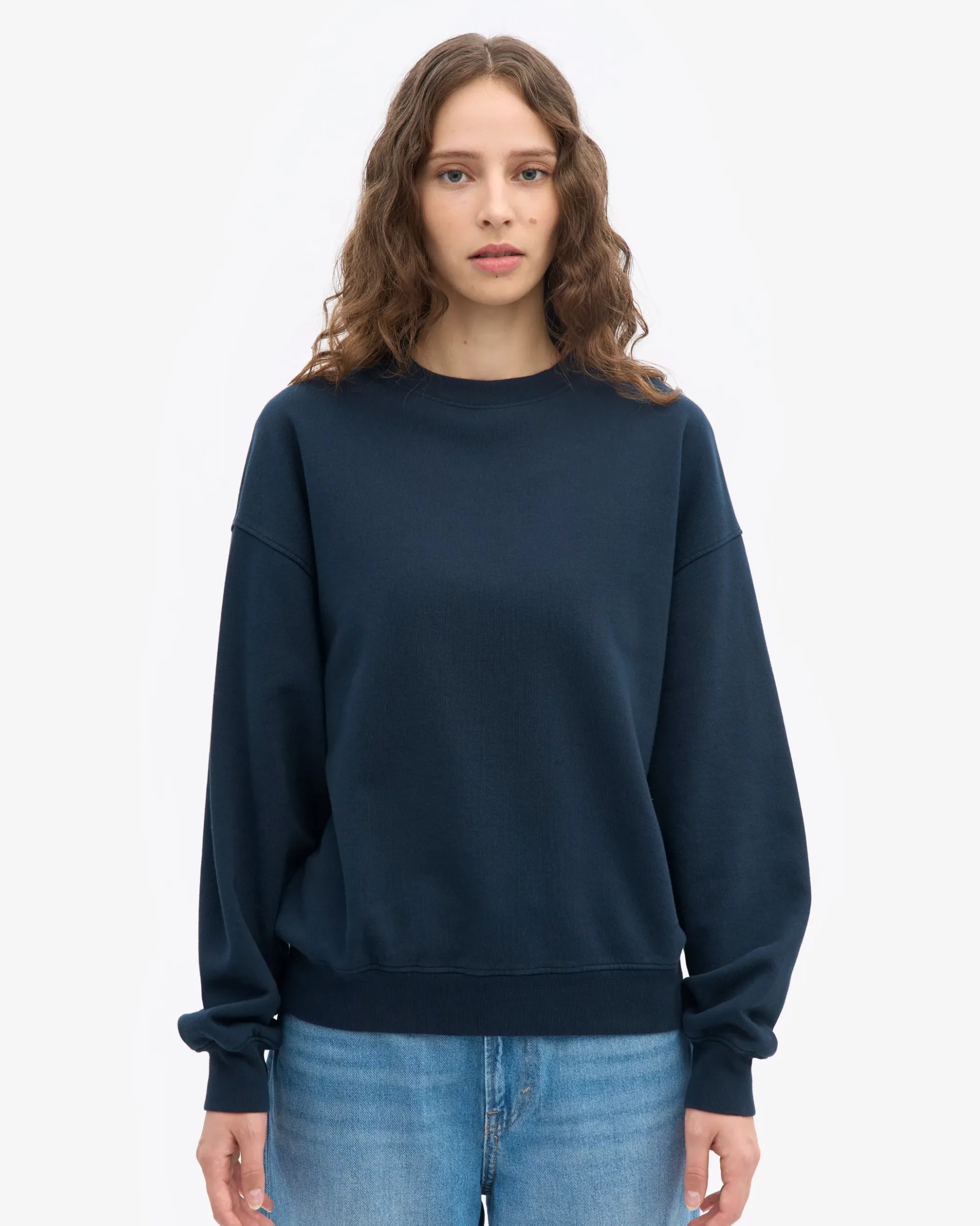 Organic Relaxed Sweatsuit - Navy Blue