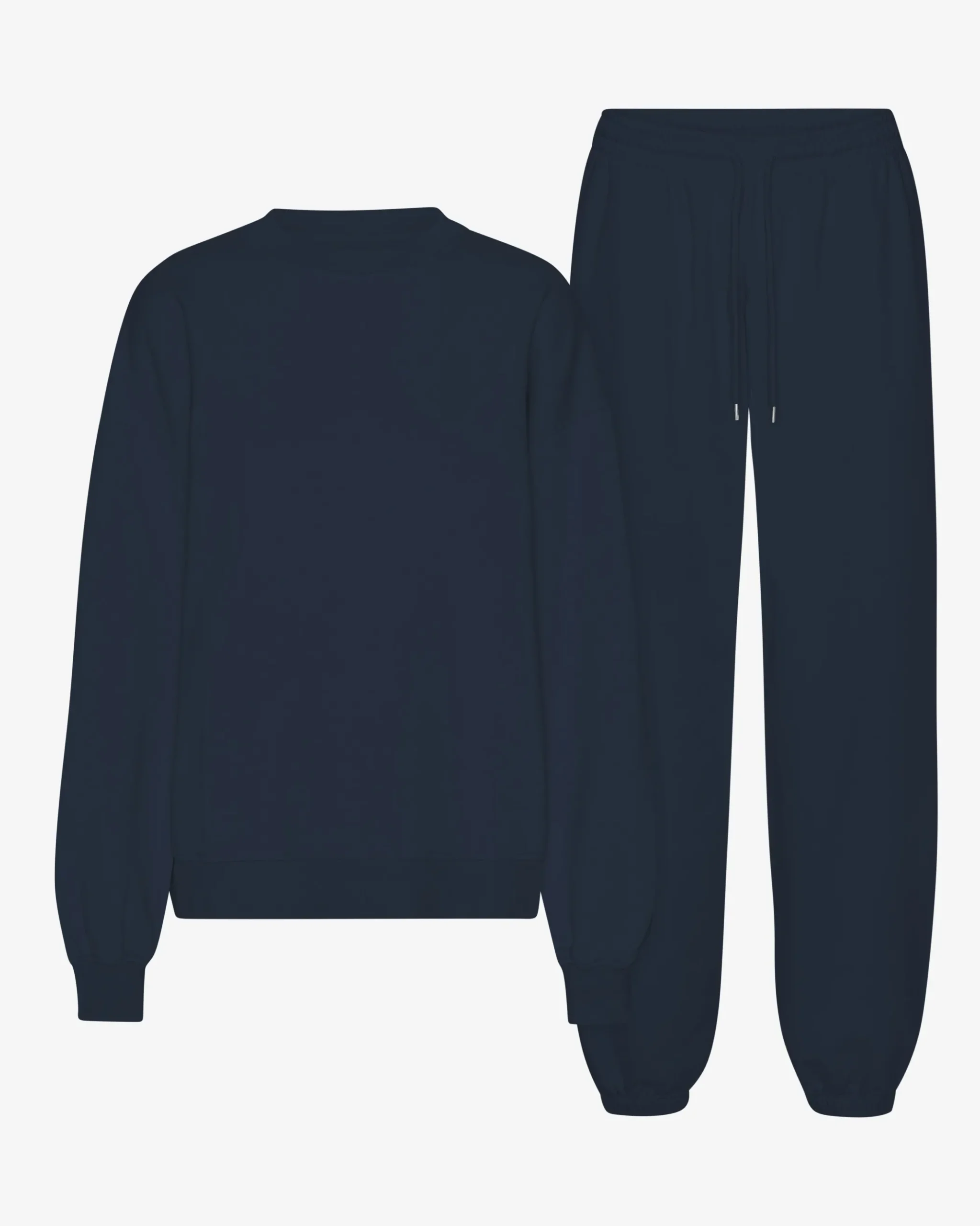 Organic Relaxed Sweatsuit - Navy Blue