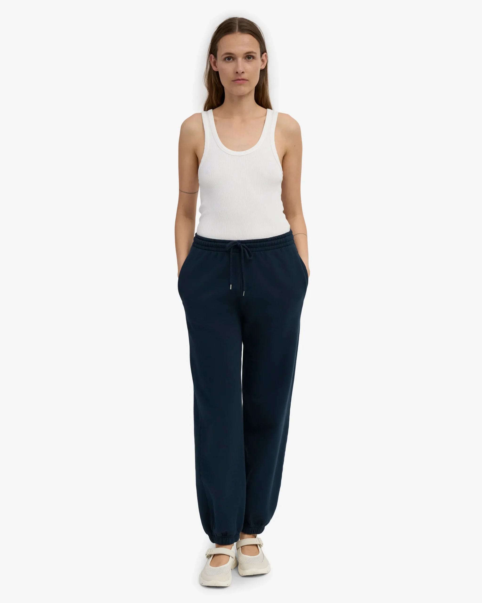 Organic Relaxed Sweatsuit - Navy Blue