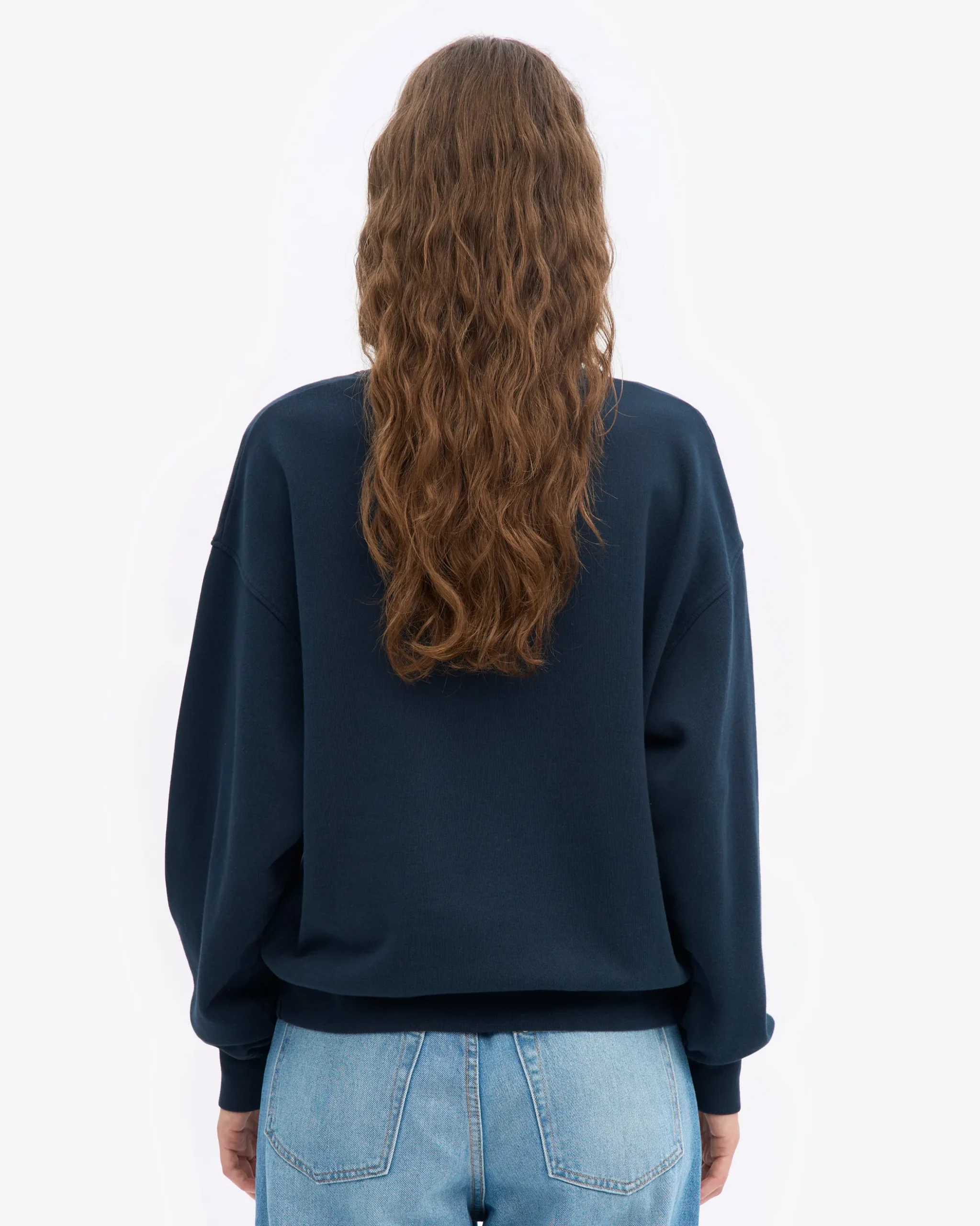 Organic Relaxed Sweatsuit - Navy Blue