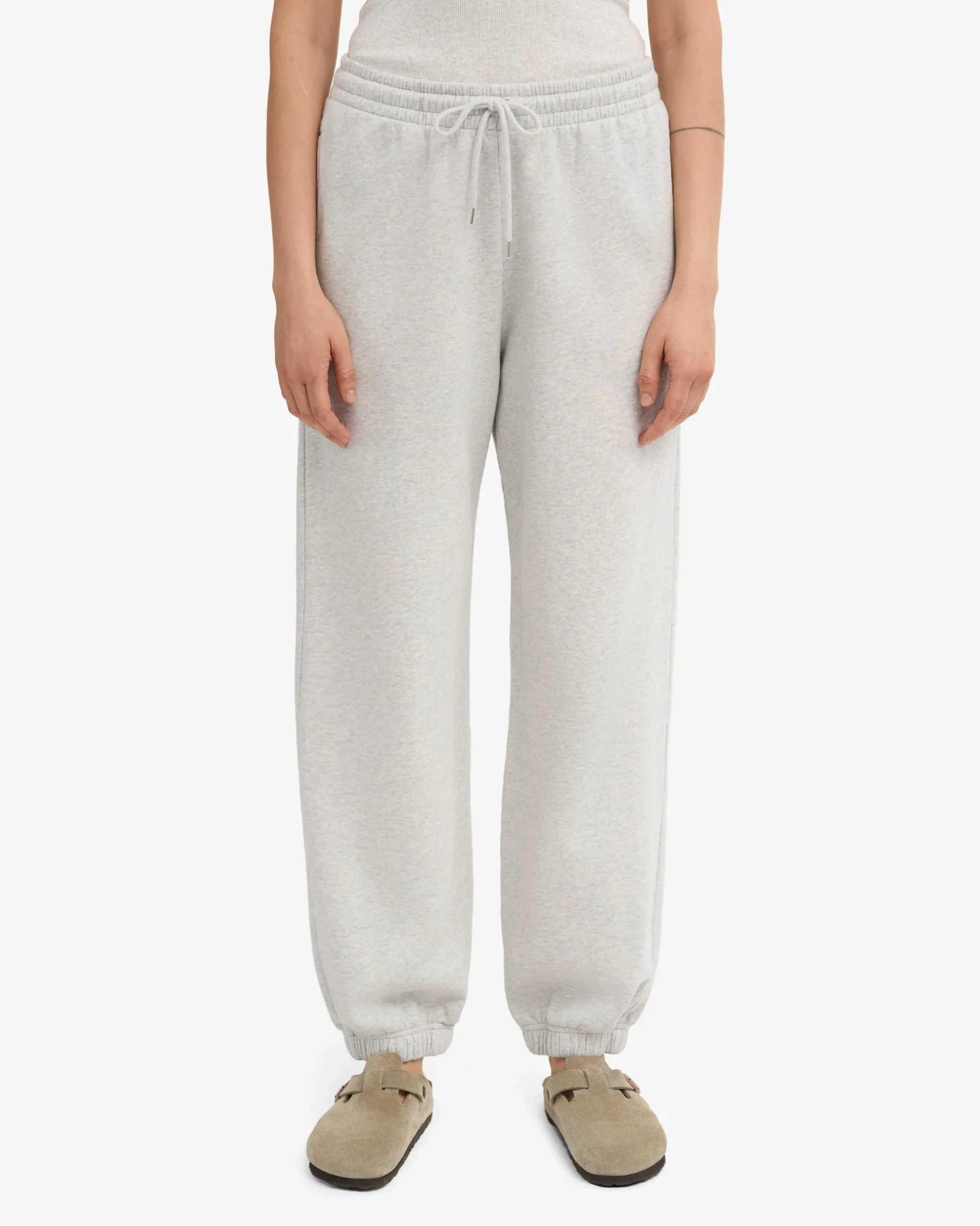 Organic Relaxed Sweatsuit - Snow Melange