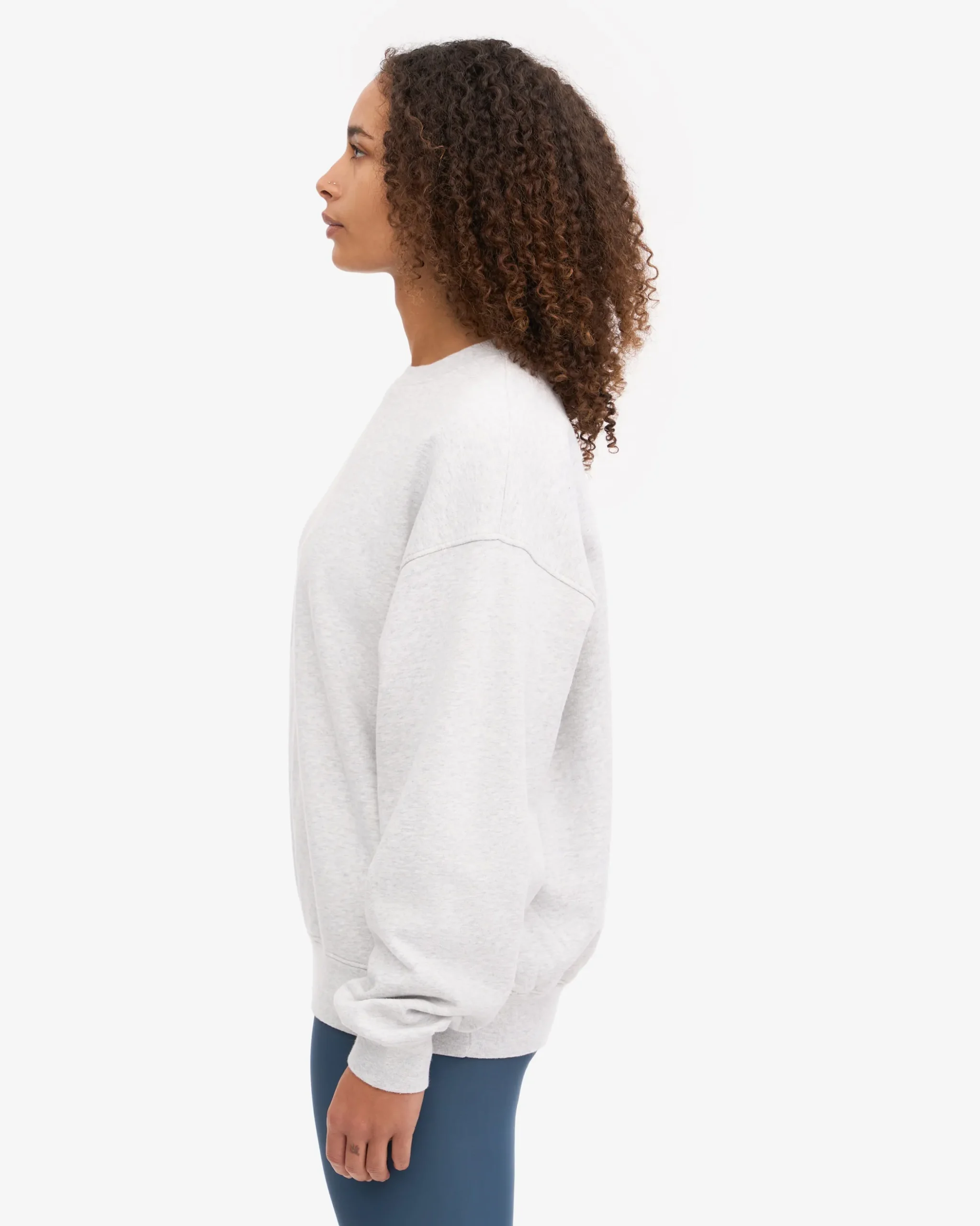 Organic Relaxed Sweatsuit - Snow Melange