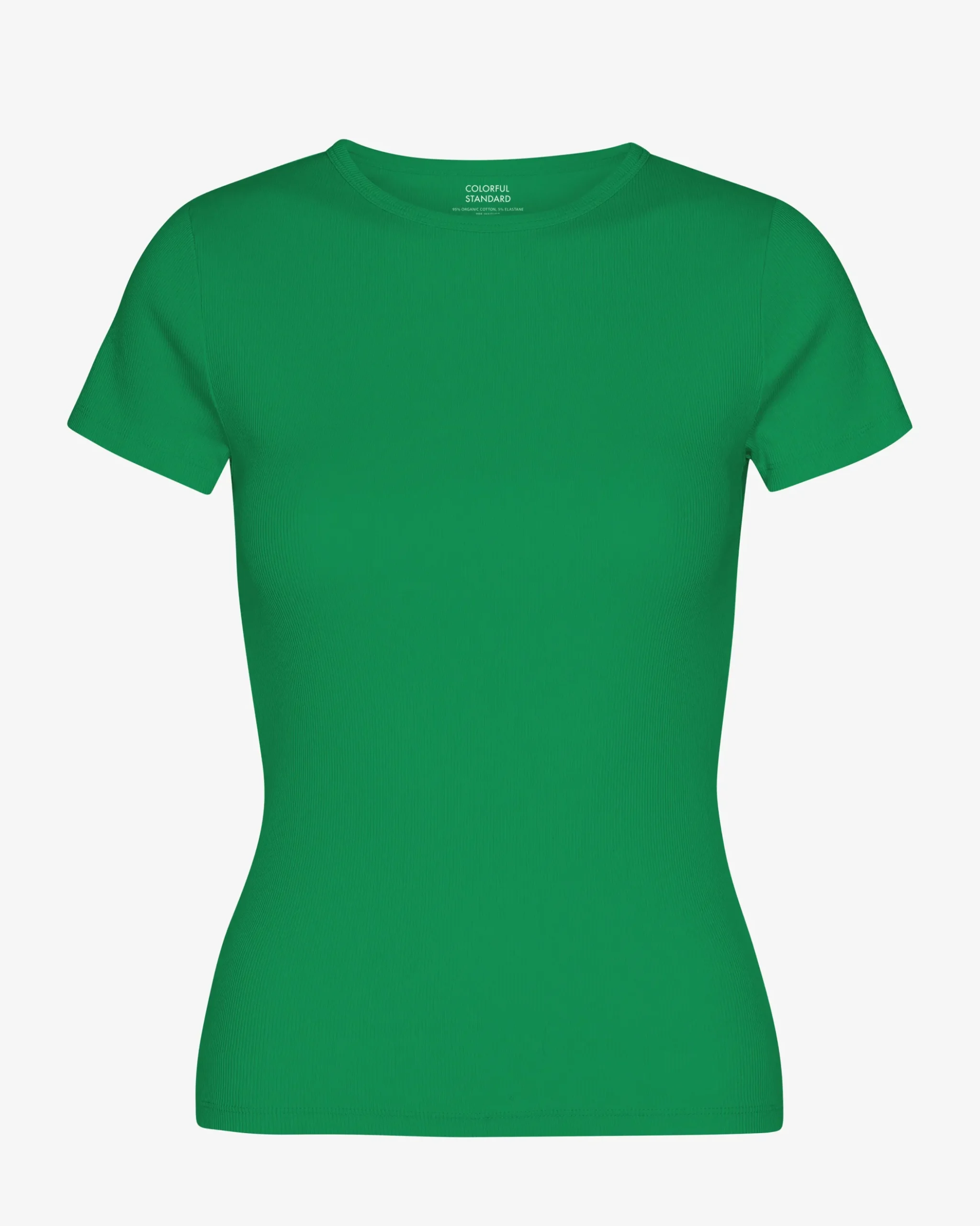 Organic Rib T-Shirt - Kelly Green