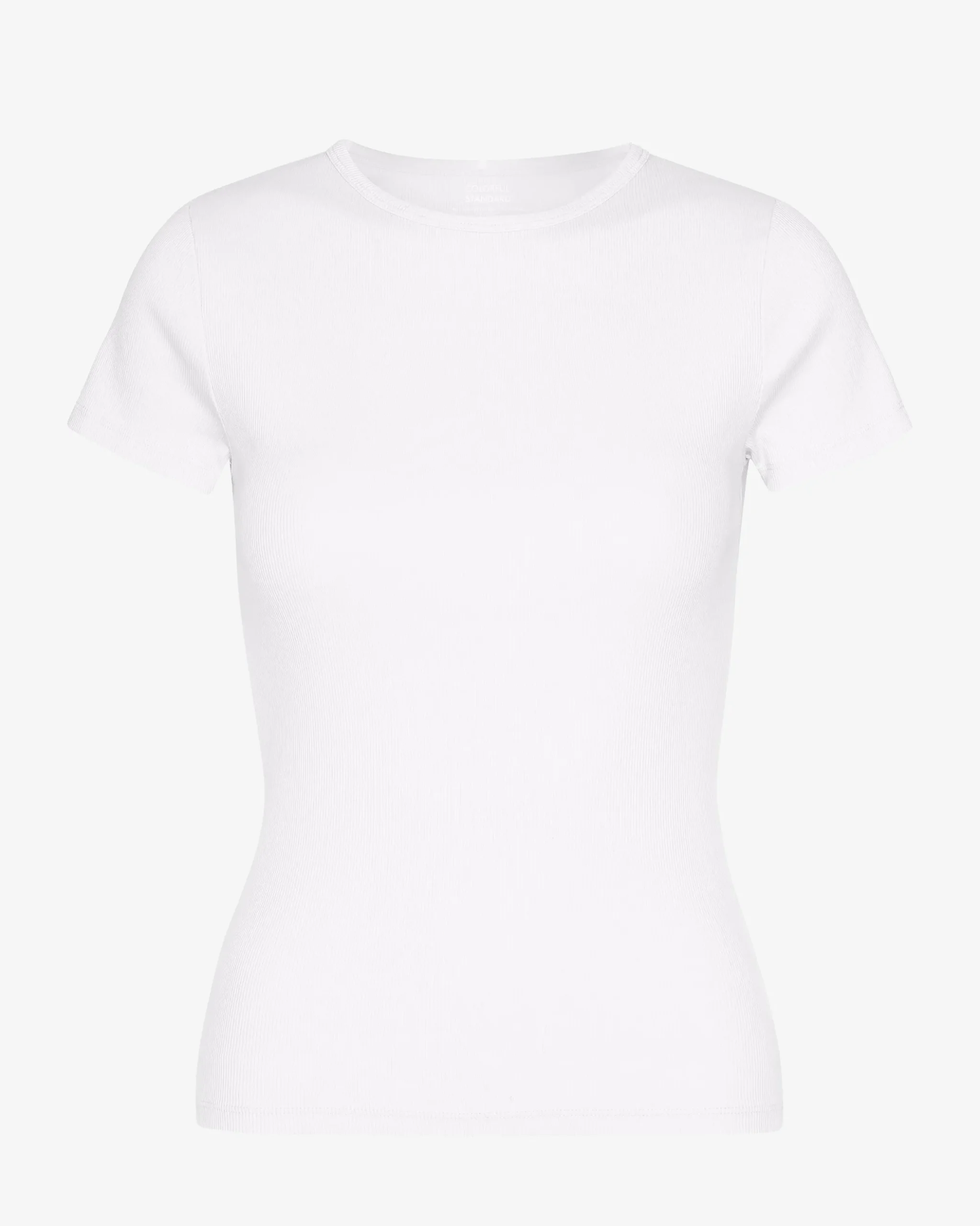 Organic Rib T-Shirt - Optical White