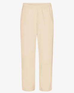 Organic Straight Leg Sweatpants - Ivory White