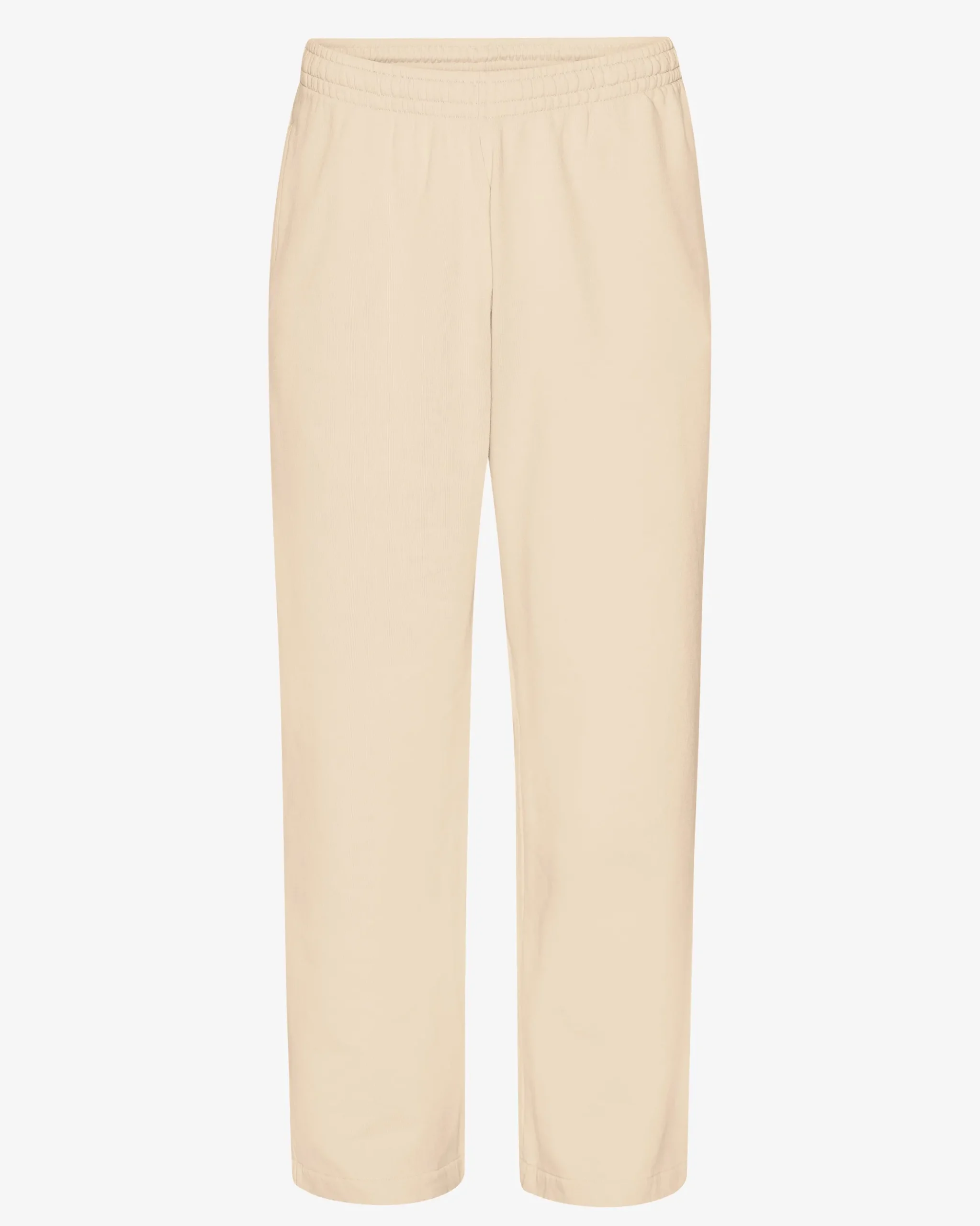Organic Straight Leg Sweatpants - Ivory White