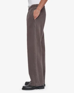 Organic Straight Leg Sweatpants - Faded Mud
