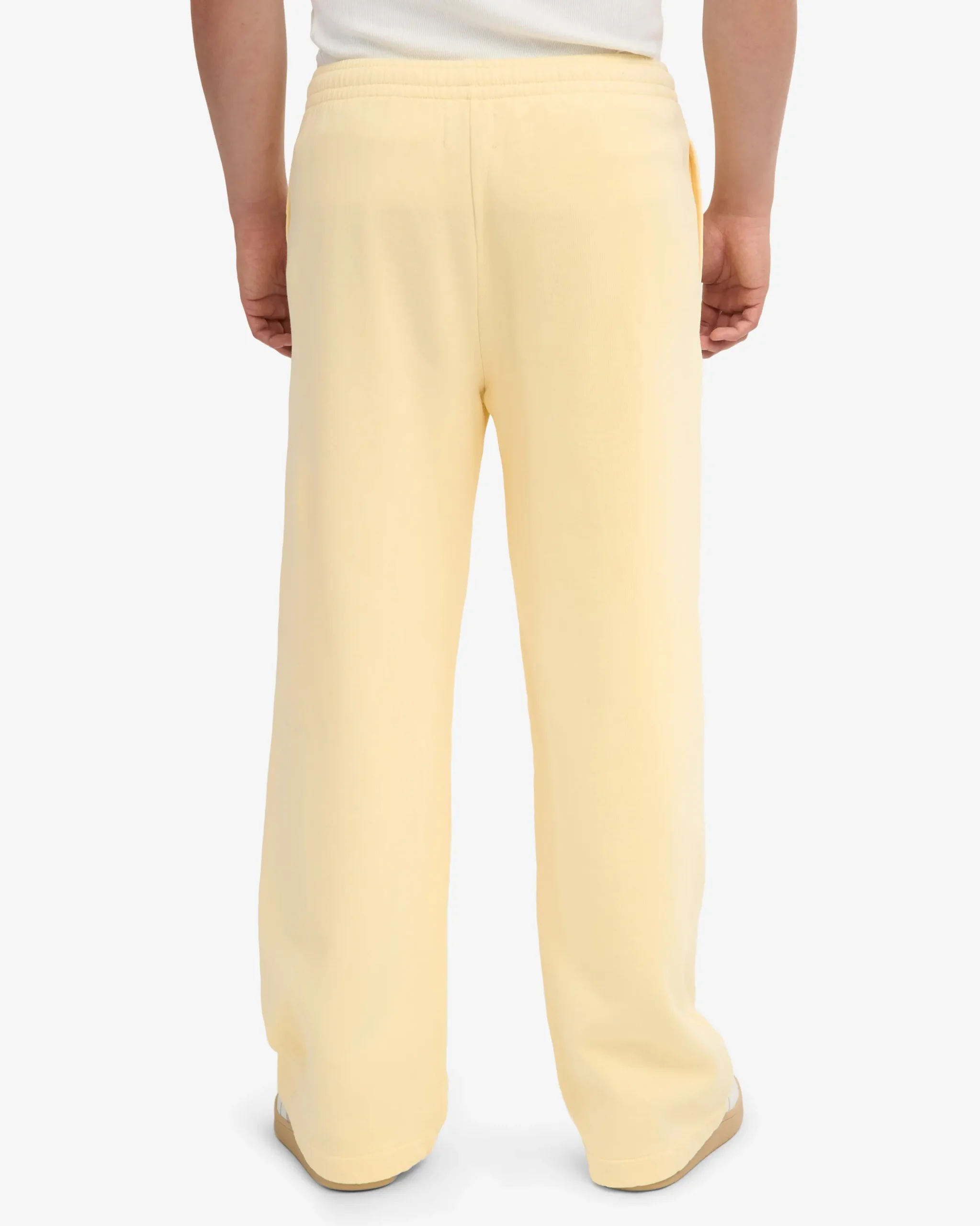 Organic Straight Leg Sweatpants - Soft Yellow