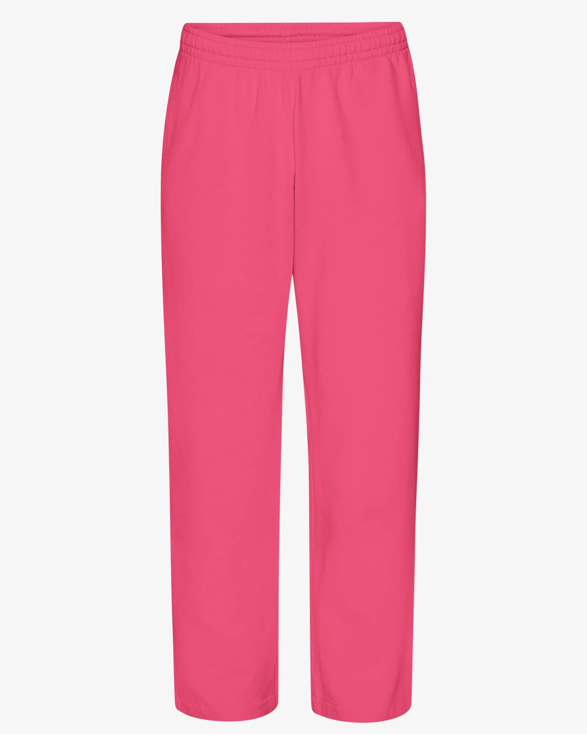 Organic Straight Leg Sweatpants - Bubblegum Pink
