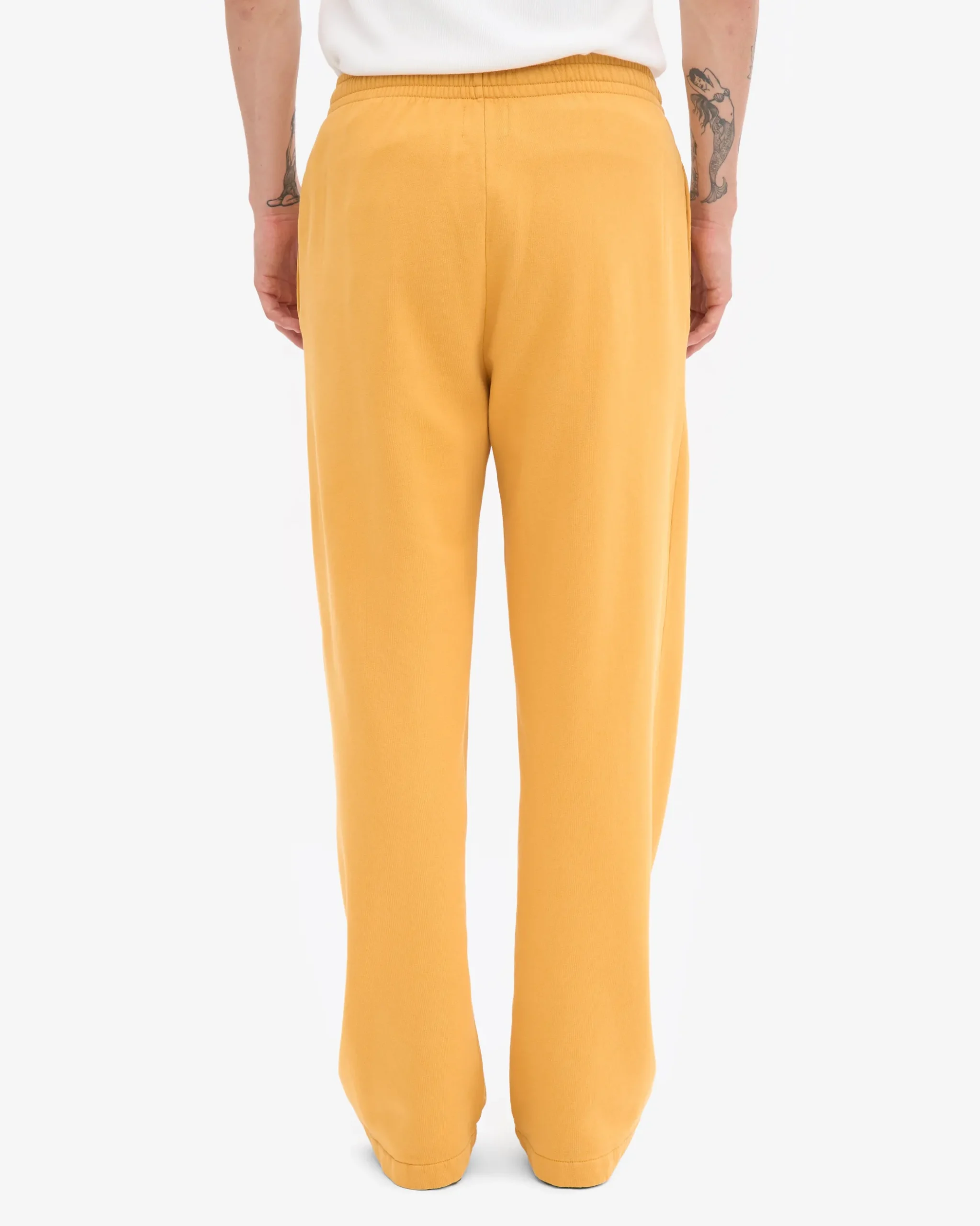 Organic Straight Leg Sweatpants - Burned Yellow