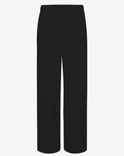 Organic Straight Leg Sweatpants - Deep Black