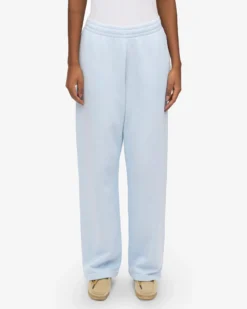 Organic Straight Leg Sweatpants - Polar Blue