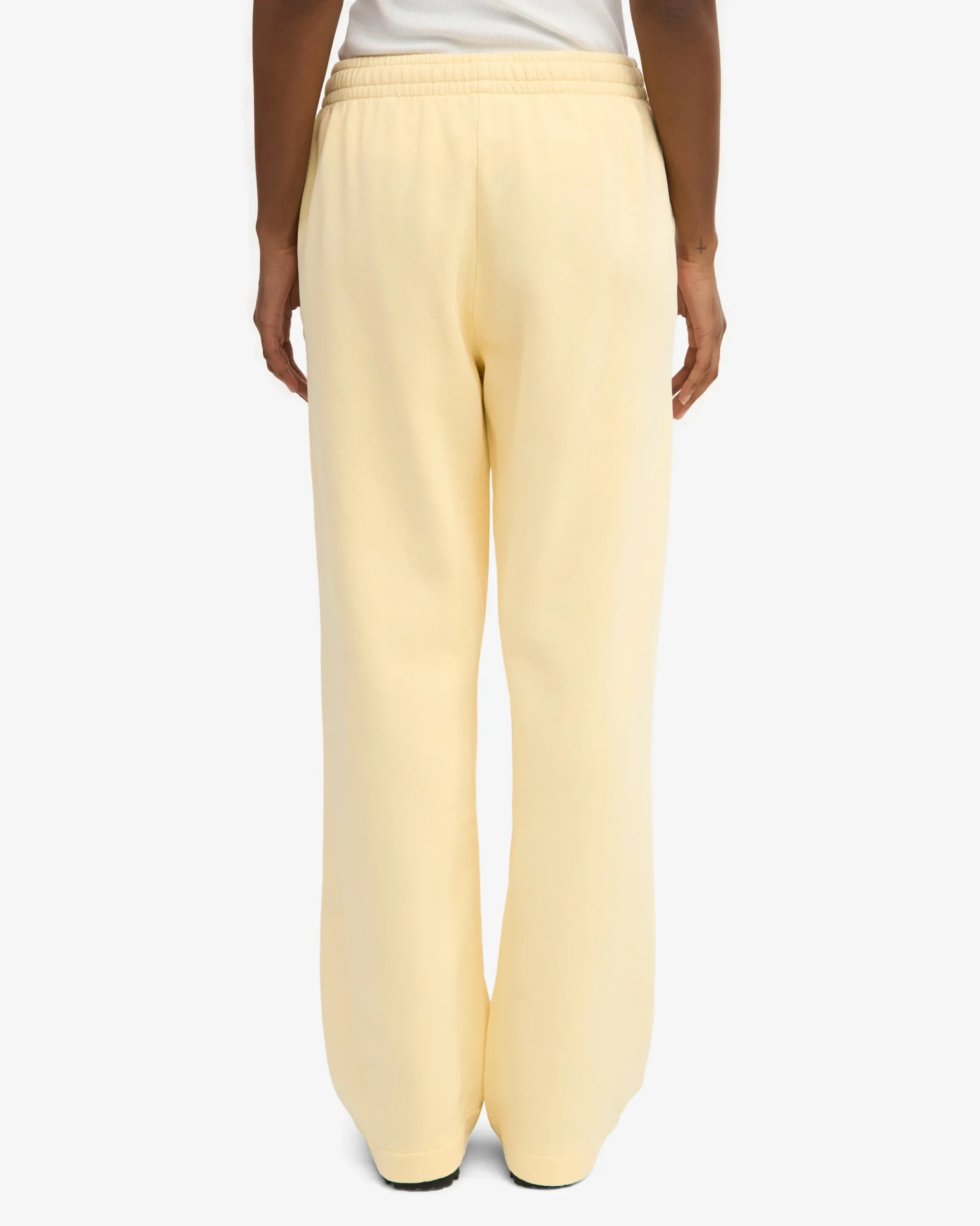 Organic Straight Leg Sweatpants - Soft Yellow