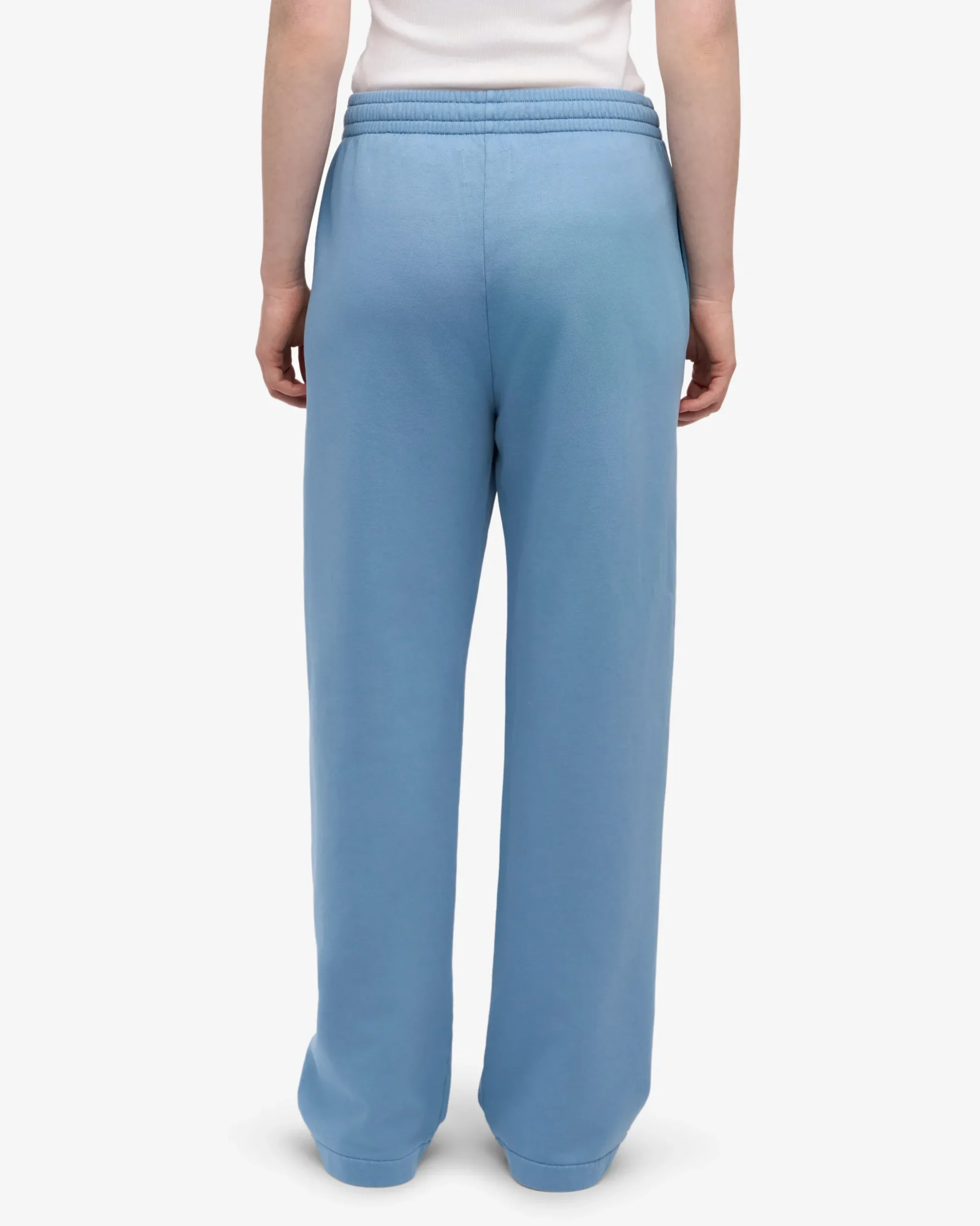 Organic Straight Leg Sweatpants - Seaside Blue