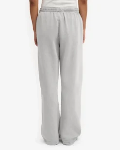 Organic Straight Leg Sweatpants - Faded Grey