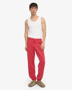 Organic Sweatpants - Faded Red