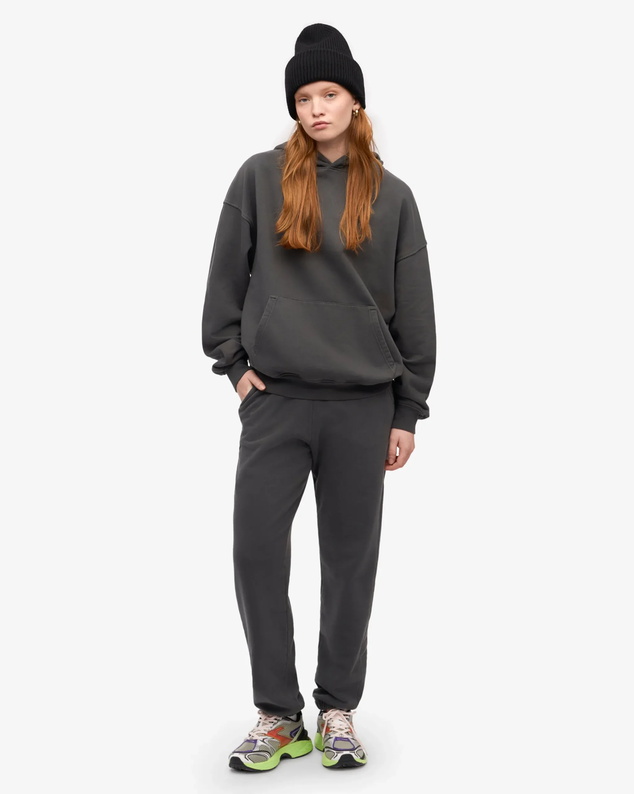 Organic Sweatpants - Lava Grey