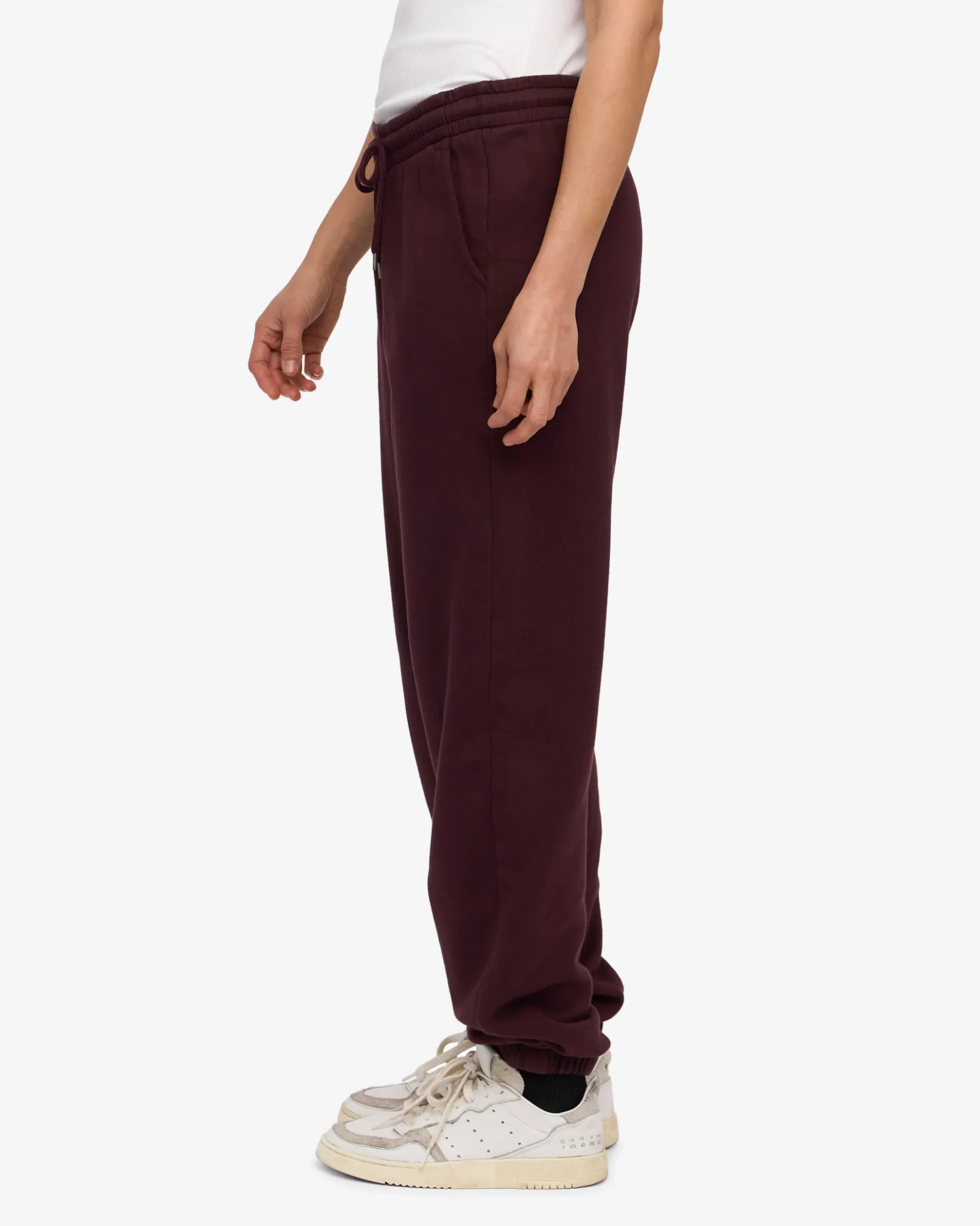 Organic Sweatpants - Oxblood Red
