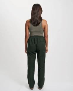 Organic Twill Pants - Hunter Green