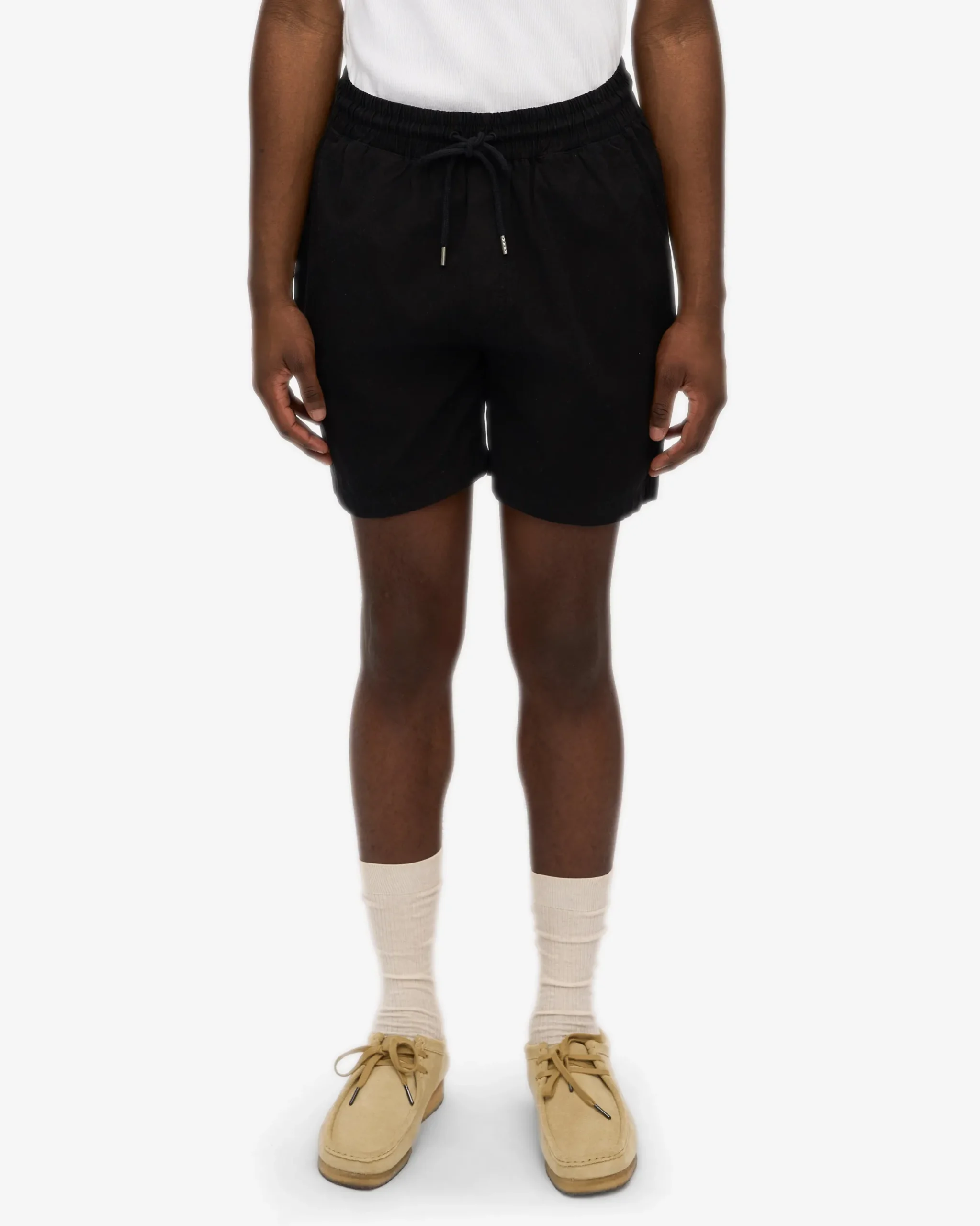 Organic Twill Shorts - Deep Black & Dusty Olive (2-Pack)