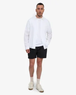 Organic Twill Shorts - Deep Black