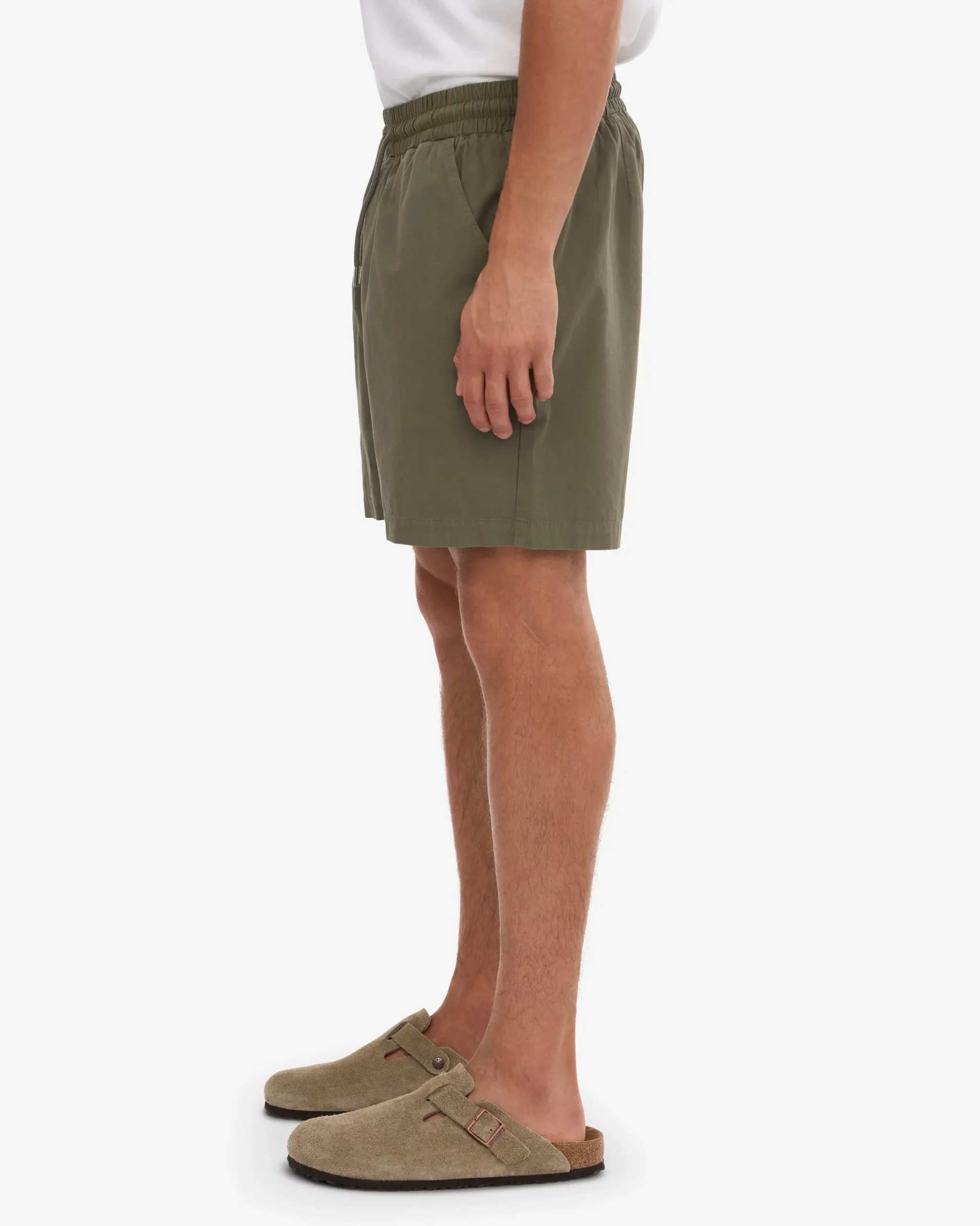 Organic Twill Shorts - Lava Grey & Dusty Olive (2-Pack)