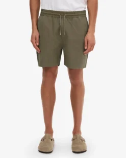 Organic Twill Shorts - Lava Grey & Dusty Olive (2-Pack)
